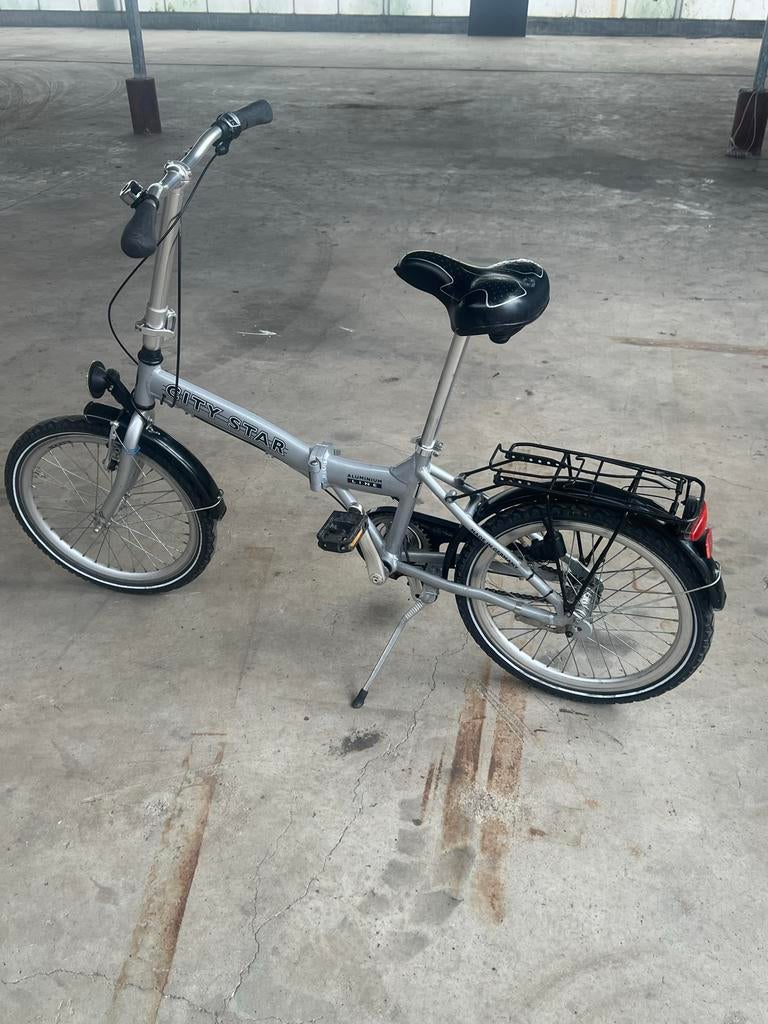 City Star Opvouwbare Fiets ,20 inch ,Compact en Handig, 20 inch of meer, Gebruikt, Versnellingen, Totaal opvouwbaar