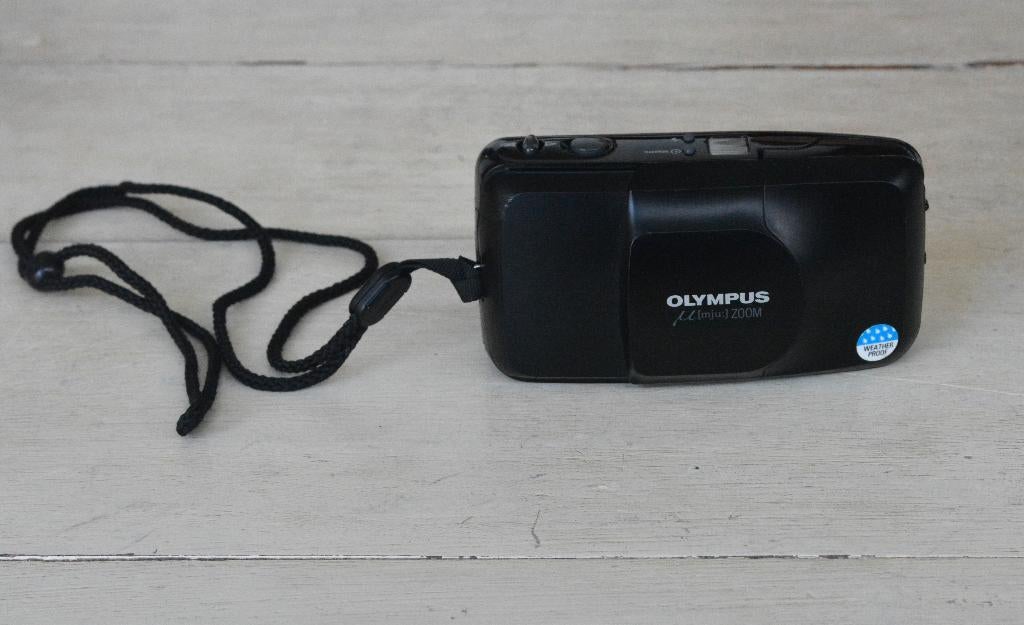 Olympus Mju Zoom camera, Audio, Tv en Foto, Fotocamera's Analoog, Ophalen of Verzenden, Zo goed als nieuw, Compact, Olympus