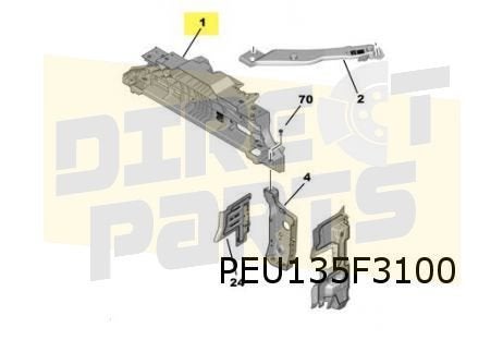 Citroen Berlingo (1/19-) (K9) Fiat Doblo (10/22-) (K9) Opel, Auto-onderdelen, -, Nieuw, Bumper, -