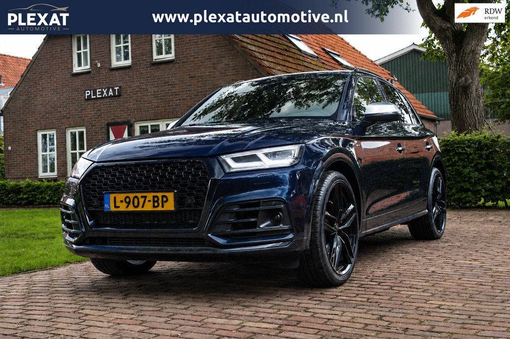 Audi Q5 3.0 TFSI SQ5 quattro Pro Line Plus Aut. | 22 Inch |, Auto's, Automaat, 2995 cc, Q5, Blauw