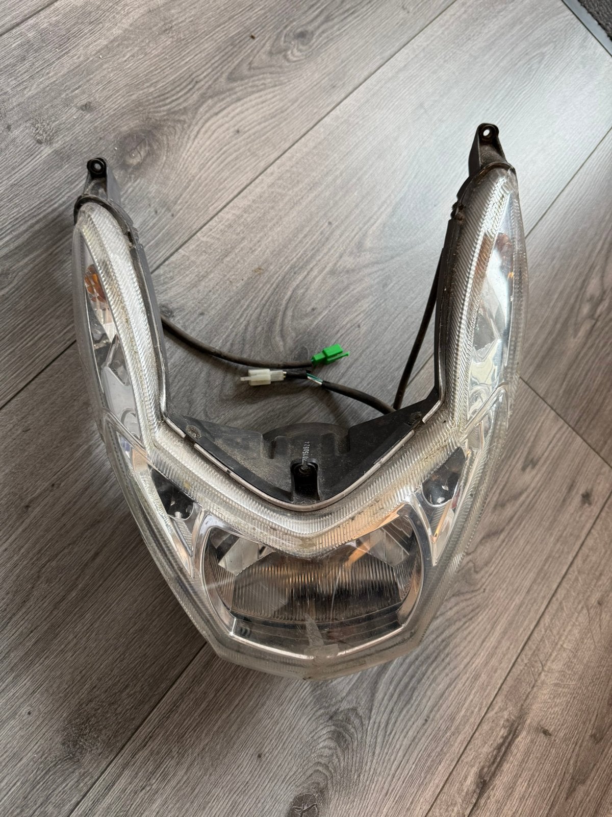 Peugeot kisbee koplamp met knipperlichten, Ophalen, Gebruikt