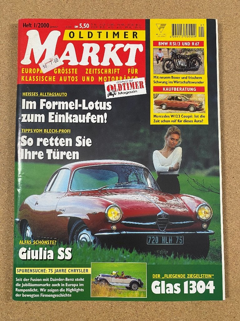 Oldtimer Markt 1 2000 Duits, Verzenden, Gelezen, Algemeen