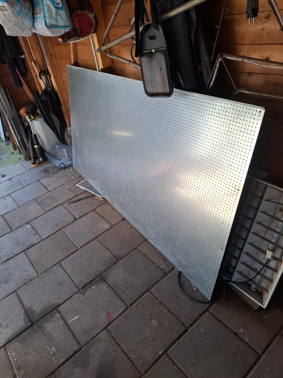 geperforeerde staal platen., Ophalen