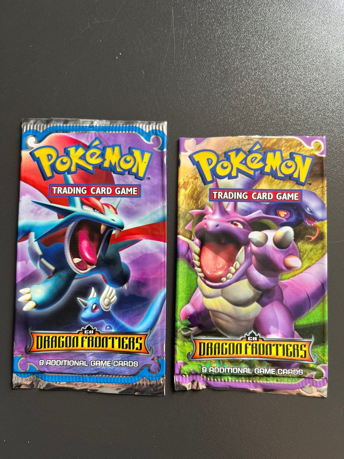 Pokemon booster empty EX dragon frontiers 2x, Ophalen of Verzenden, Gebruikt, Booster