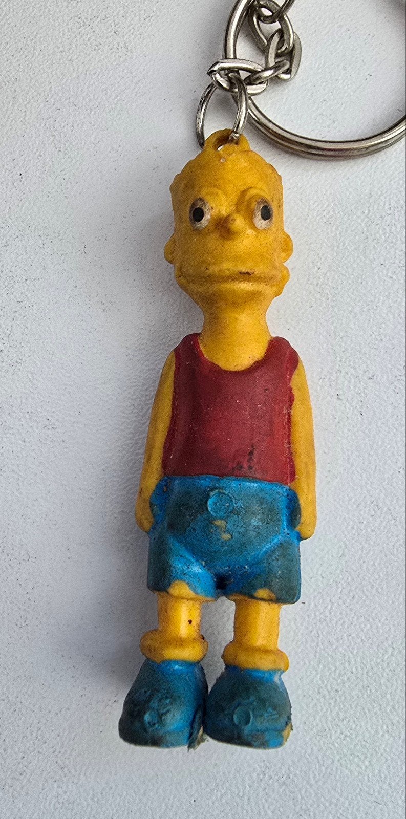 Vintage Bart Simpson Sleutelhanger - Zeldzaam Figuurtje, Verzamelen, Ophalen of Verzenden