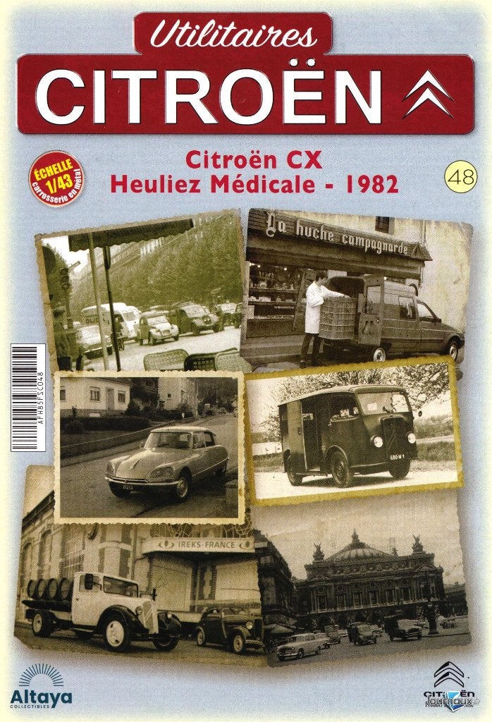 Citroen CX Ambulance Heuliez '82 1/43 Utilitaires Citroen 48, Verzenden, Nieuw, Auto, Overige merken