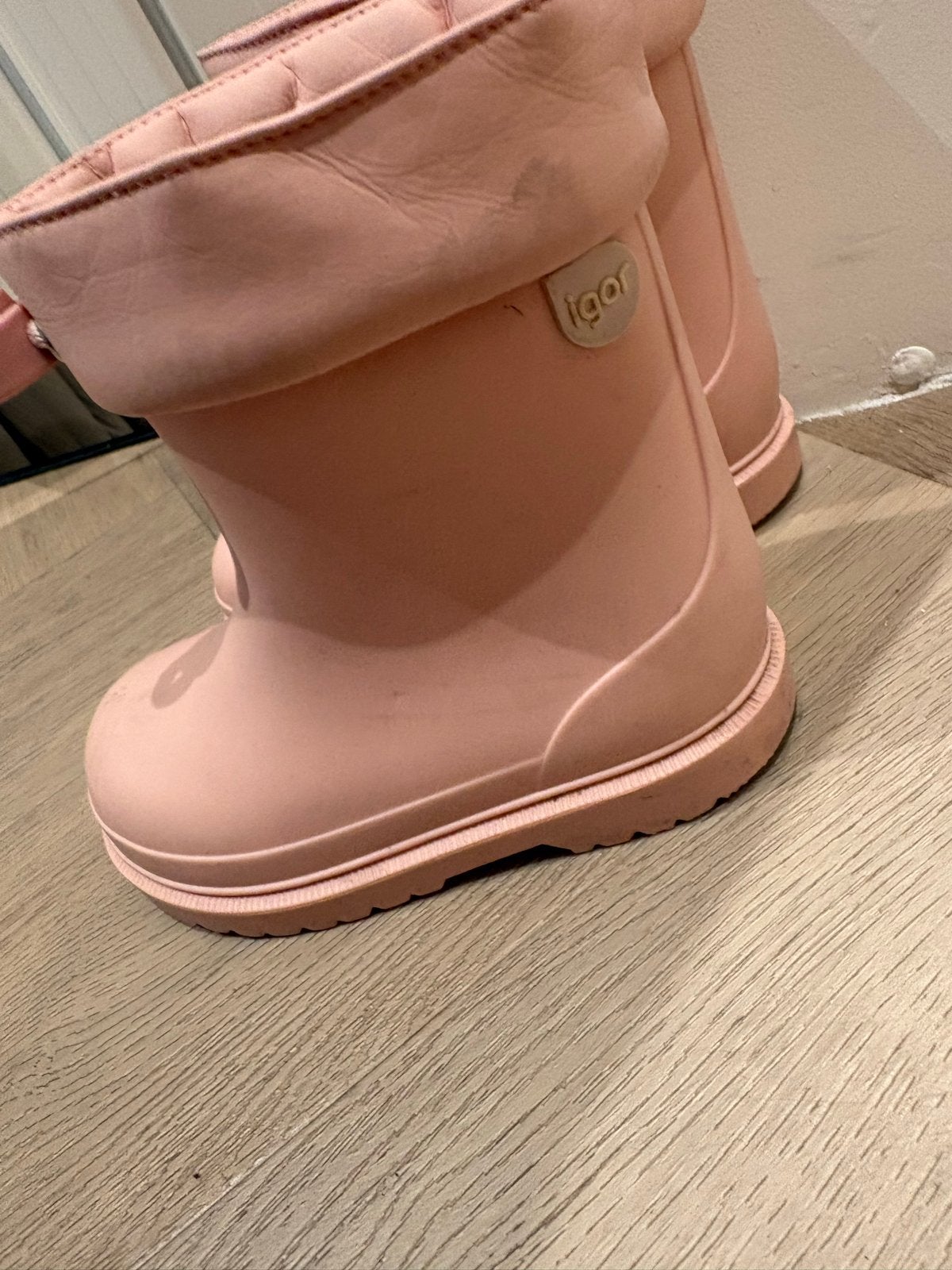 Roze Igor regenlaarzen voor meisjes, Kinderen en Baby's, Ophalen of Verzenden, Gebruikt, Meisje, Laarzen