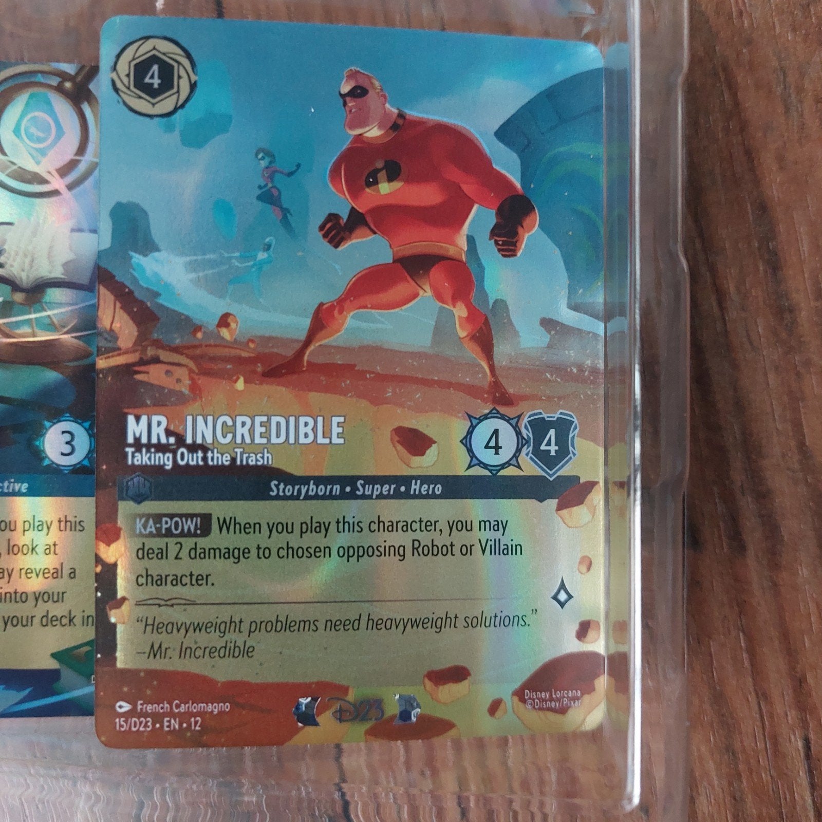 lorcana  Disney d23 mr.incredible, Ophalen of Verzenden