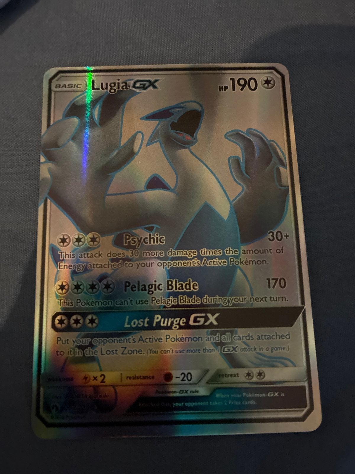Lugia GX Pokémon kaart - PSA 10 waardig, Ophalen of Verzenden, Zo goed als nieuw, Losse kaart, Foil