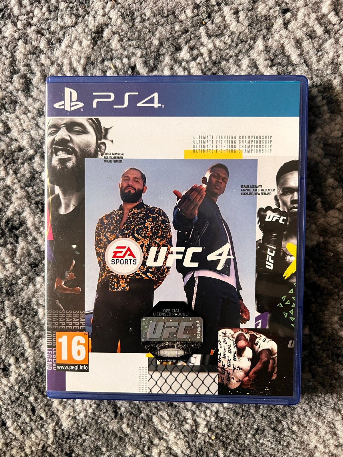 UFC 4 PS4 - Vechtsportgame met Jorge Masvidal, Vechten, 1 speler, Ophalen of Verzenden, Zo goed als nieuw