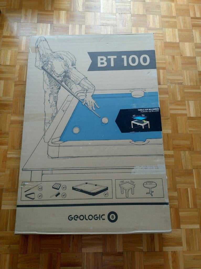 Biljart tafel Decathlon BT100 zo goed als nieuw, Ophalen, Zo goed als nieuw, Architecten