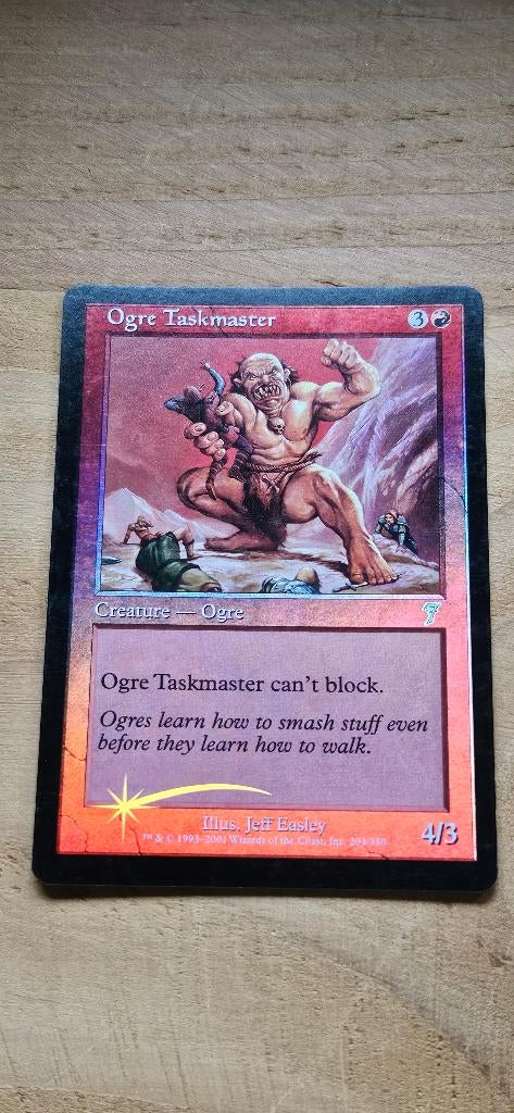 Ogre Taskmaster (foil), Ophalen of Verzenden, Zo goed als nieuw, Foil