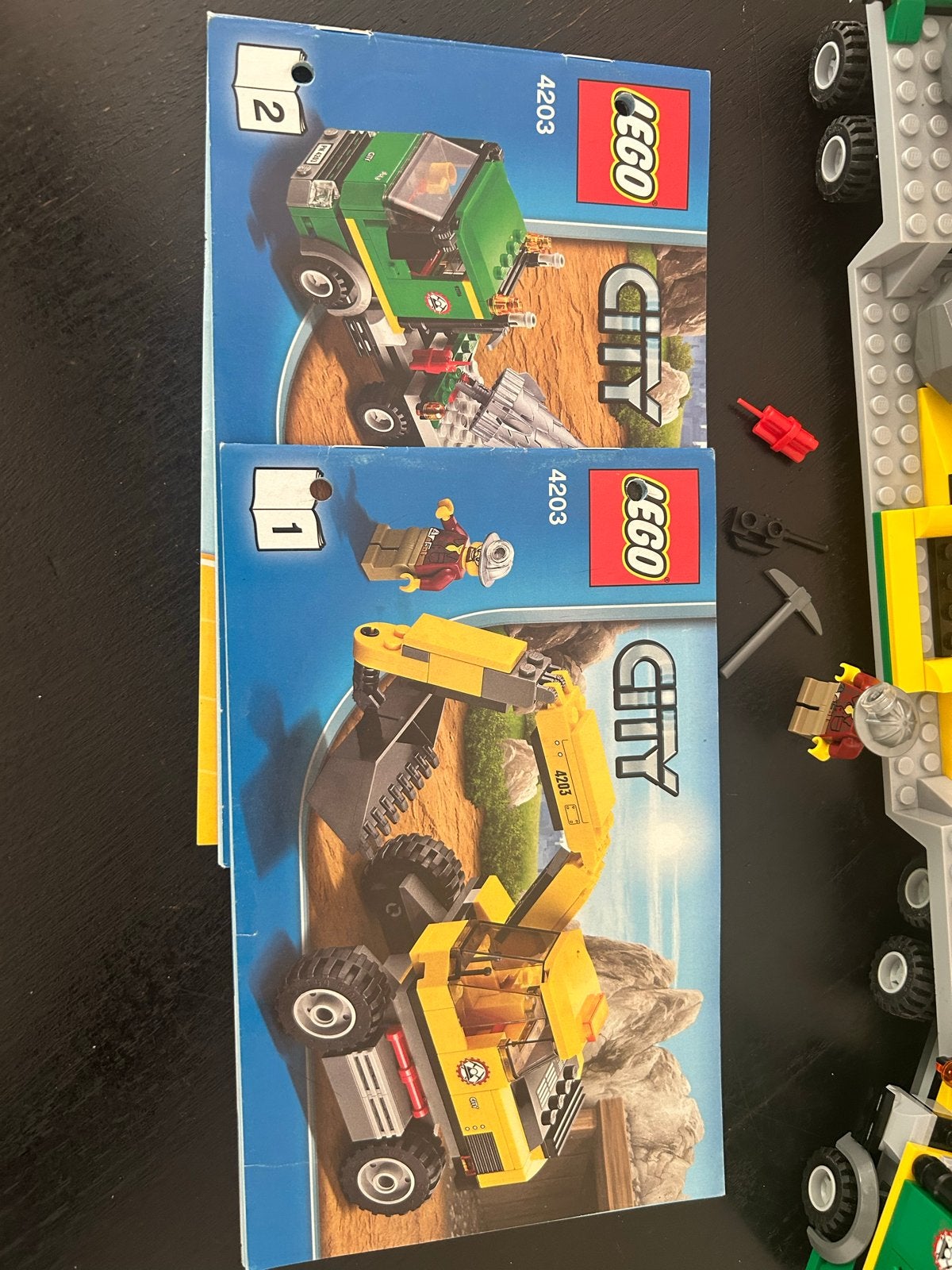 LEGO City 4203 Graafmachine en Vrachtwagen, City, Lego, Ophalen of Verzenden, Zo goed als nieuw