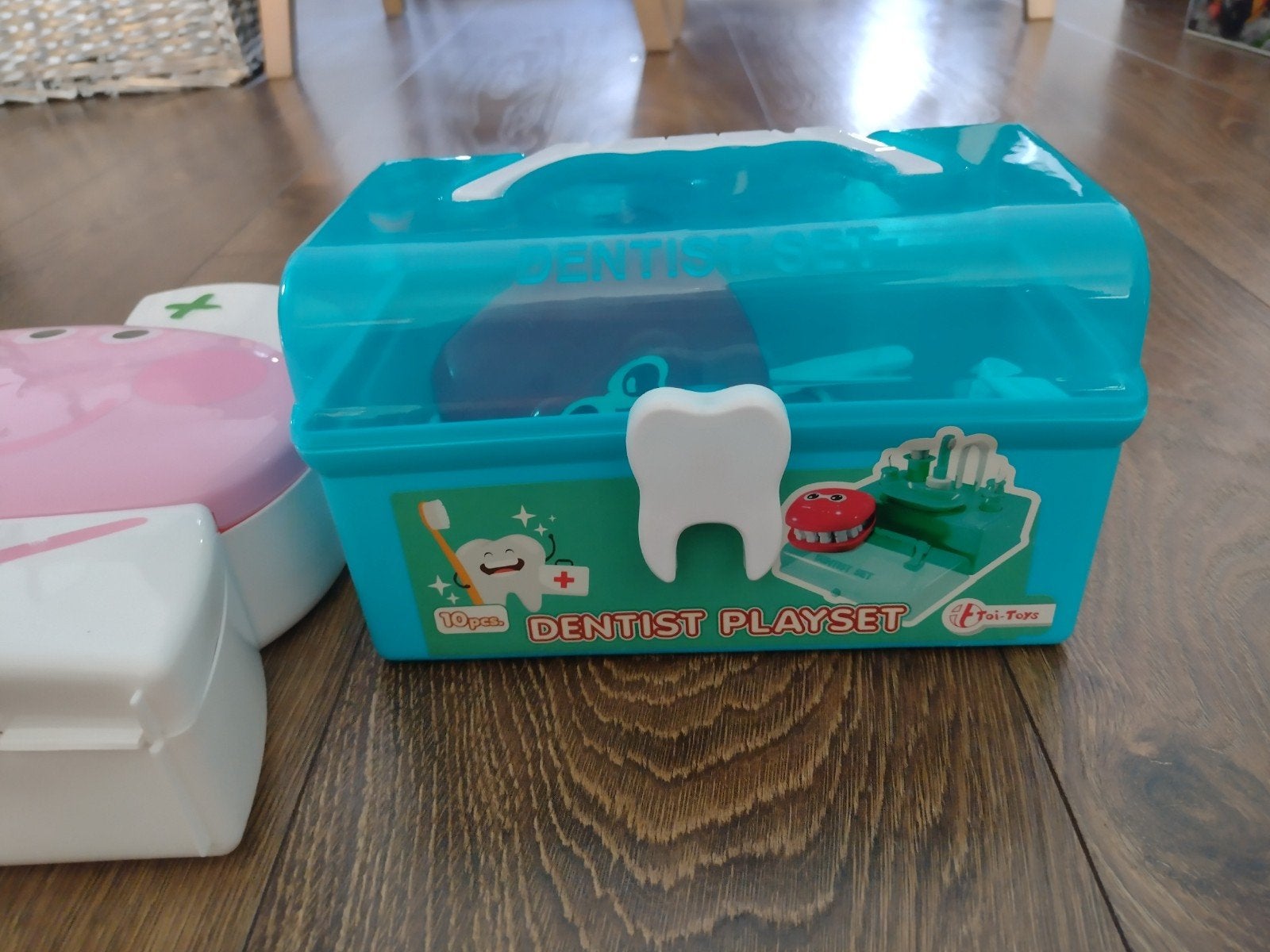 Peppa Pig Dokterset & Tandarts Speelset, Ophalen of Verzenden, Zo goed als nieuw, Jongen of Meisje
