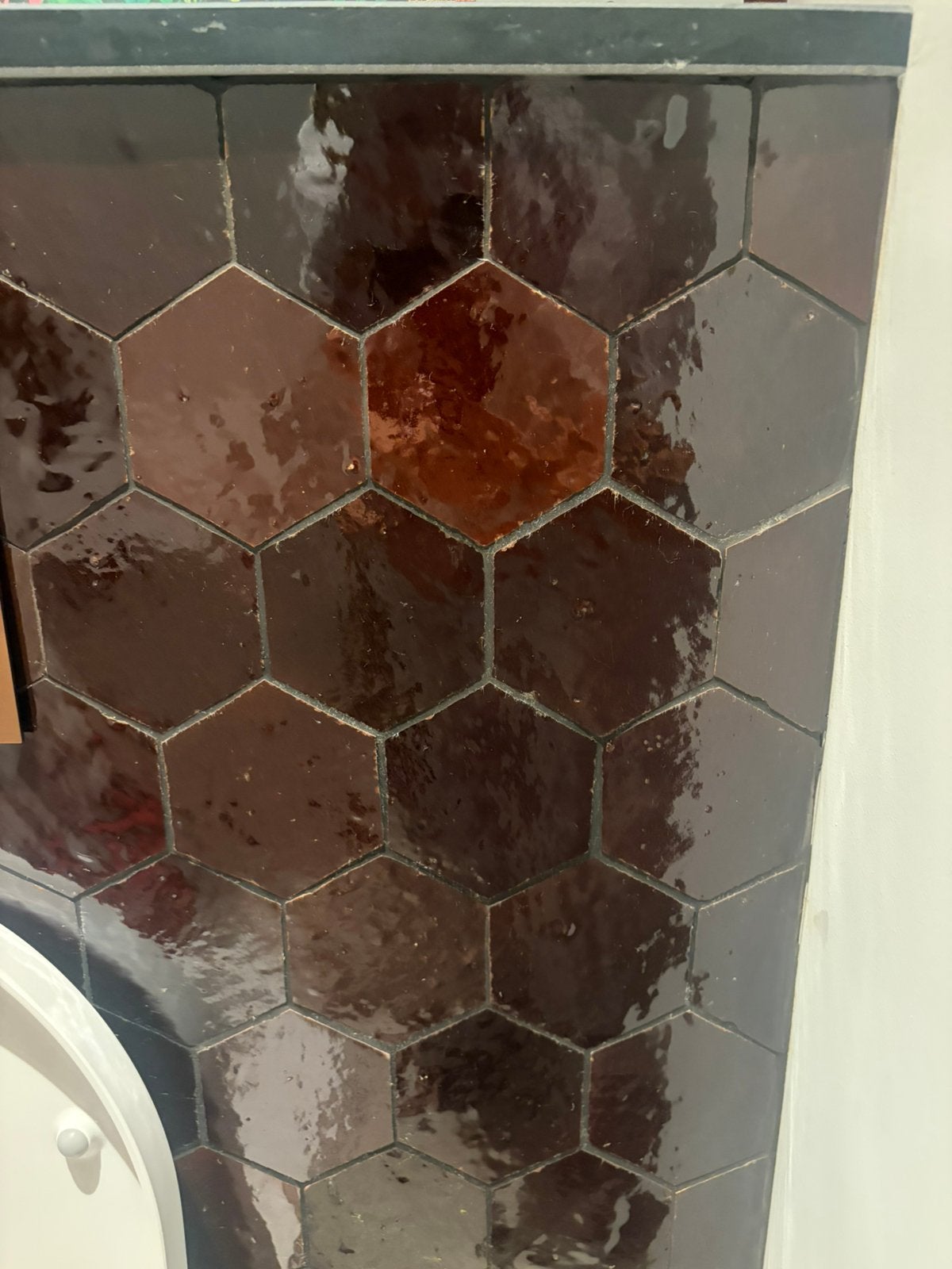 Zelliges Hexagone Marron, Ophalen, Nieuw, Minder dan 20 cm, Minder dan 5 m²