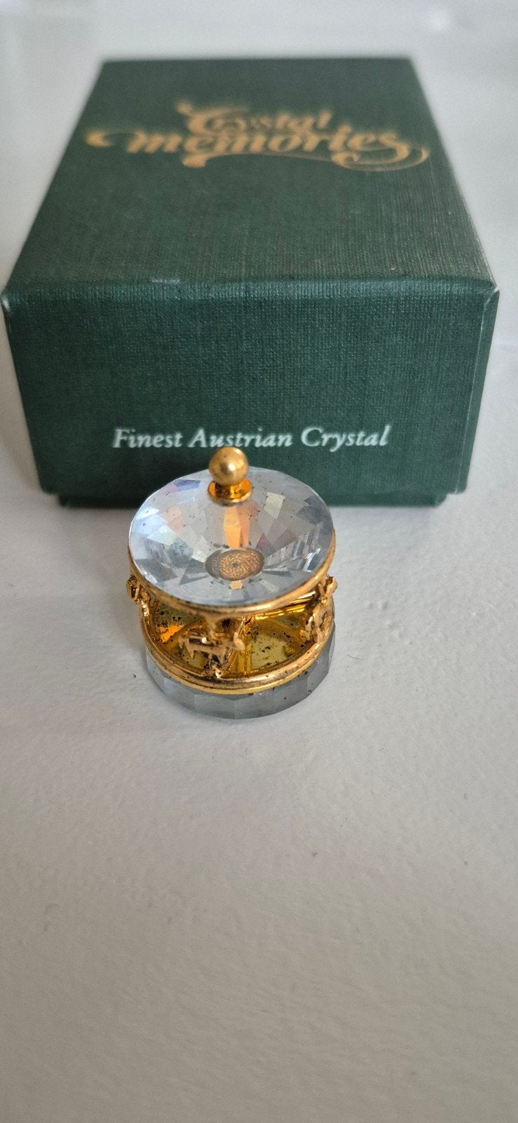 Crystal Memories Carrousel Oostenrijks Kristal, Ophalen of Verzenden