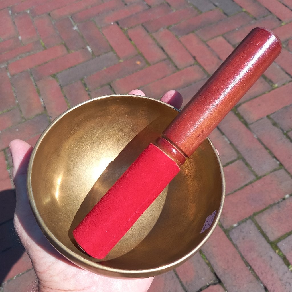 Klankschaal tussen 475 en 525 gram met klopper, Muziek en Instrumenten, Percussie, Ophalen of Verzenden, Nieuw, Overige soorten