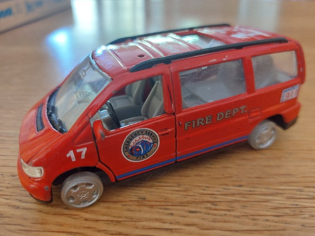 welly no. 9736 fire dept., Ophalen of Verzenden, Auto