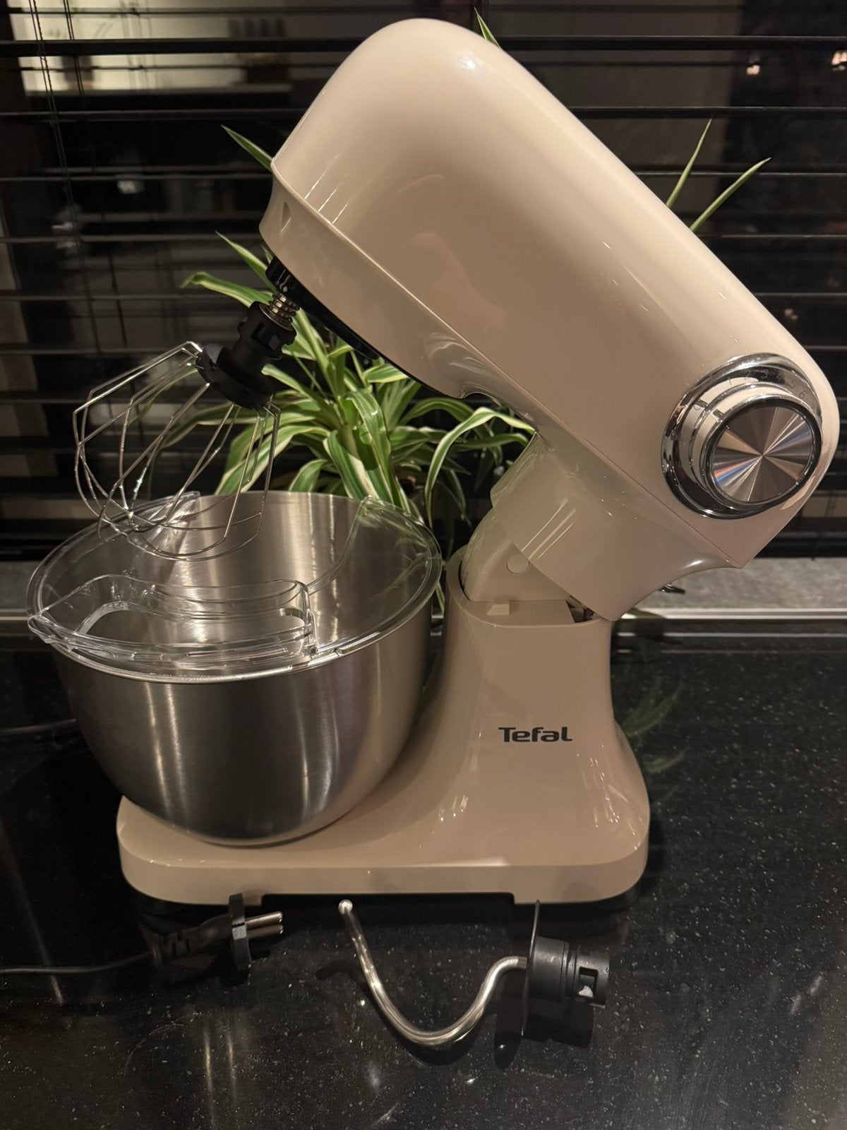 Tefal bake easy keukenmachine, 4 liter of meer, Ophalen of Verzenden, Zo goed als nieuw, 3 snelheden of meer