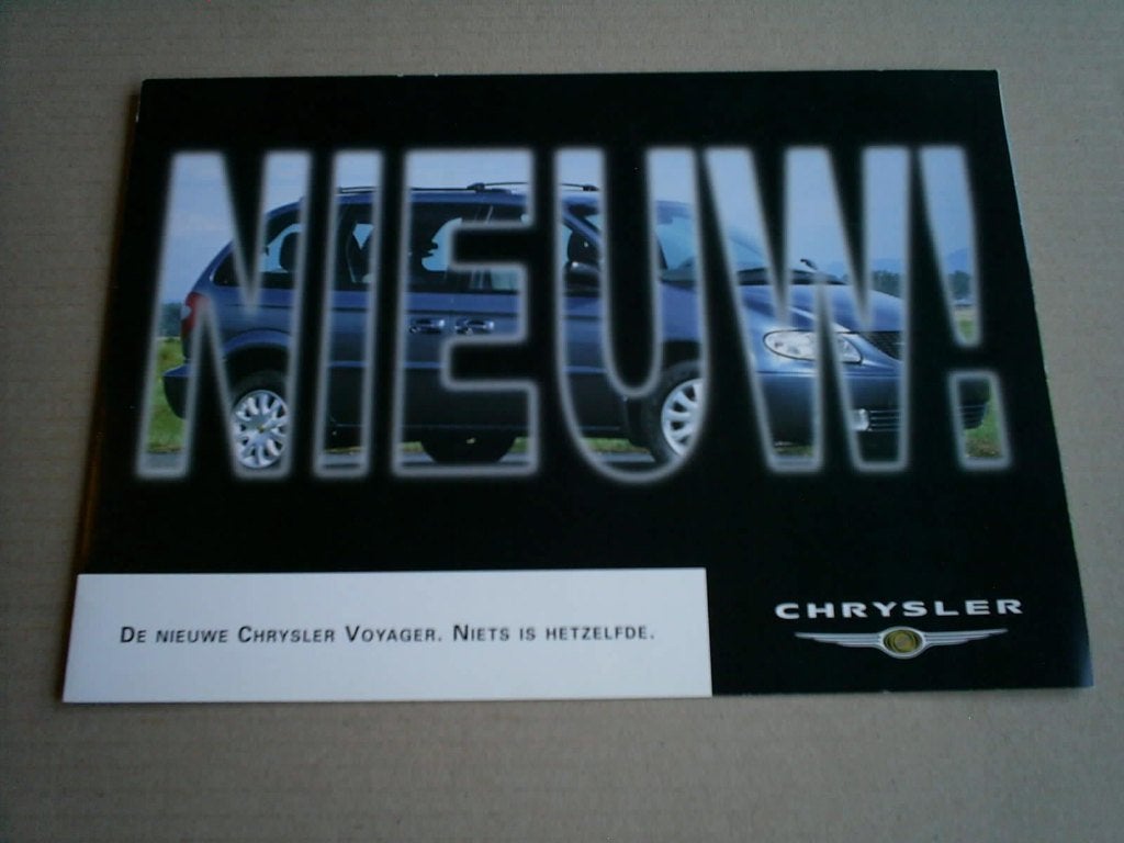 De nieuwe Chrysler [ Chrijsler ] Voyager 2001, Verzenden, Zo goed als nieuw, Overige merken