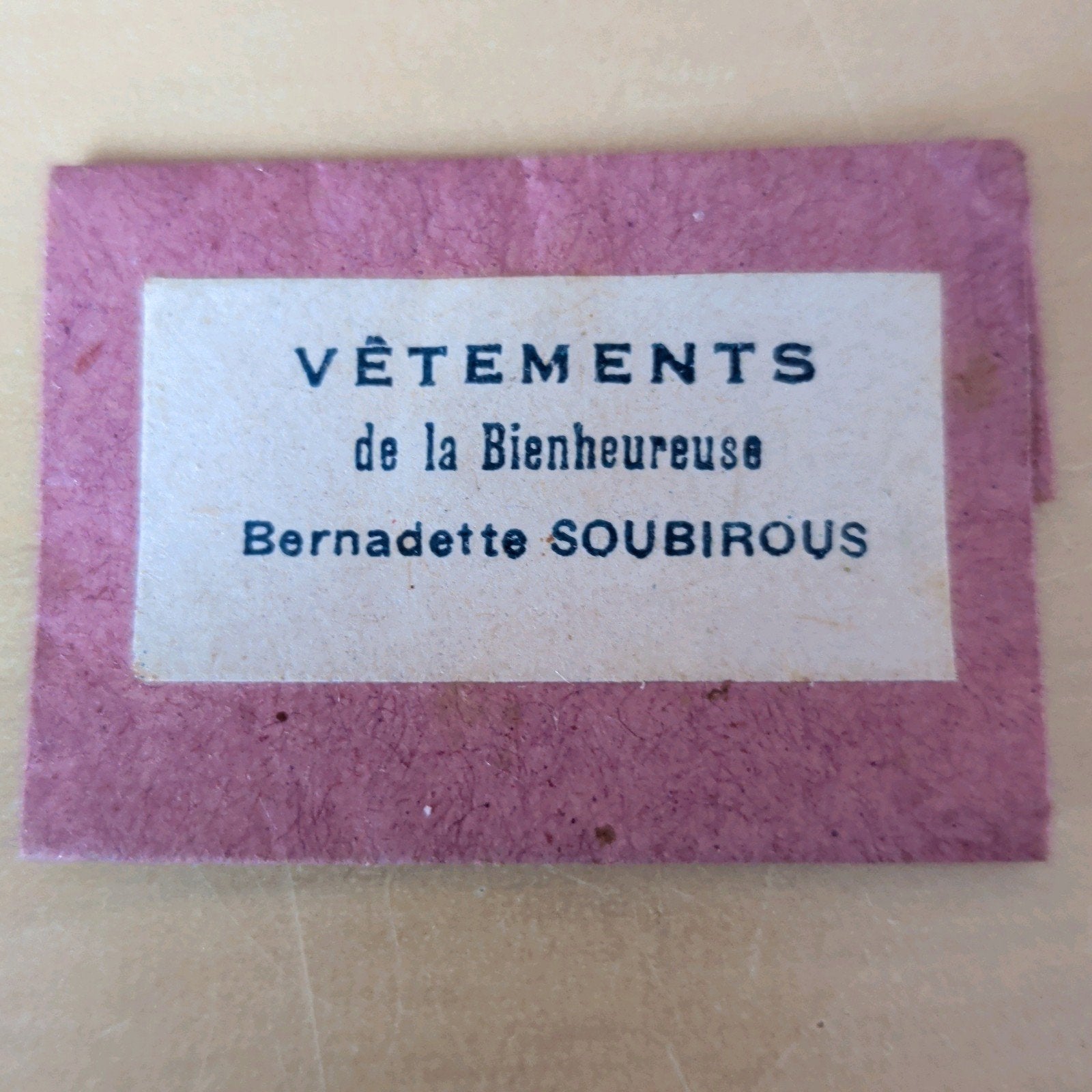 Relikwie Bernadette Soubirous - Vêtements, Ophalen of Verzenden