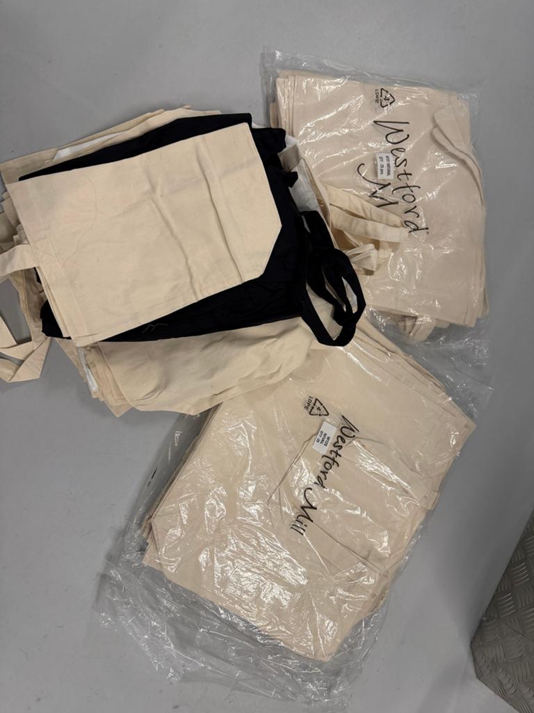 Tote bag Katoenen Shopper - Nieuw blanks, Ophalen of Verzenden, Nieuw, Beige, Shopper