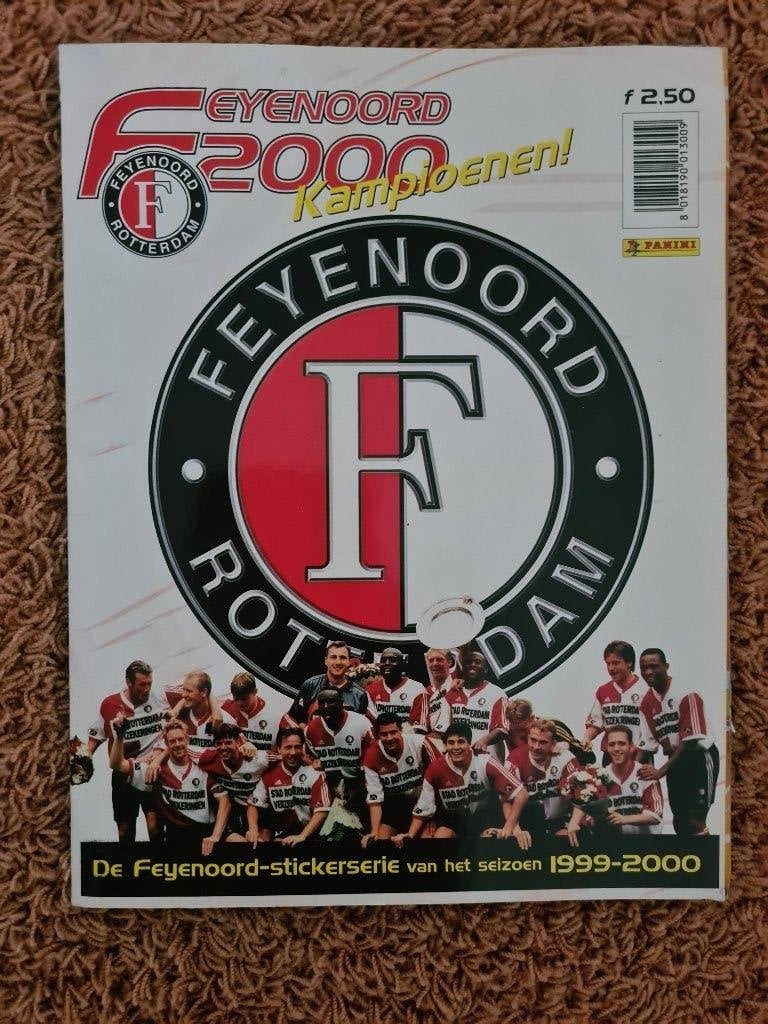 Feyenoord 2000 Kampioenen Panini stickerboek bijna compleet, Ophalen of Verzenden, Gebruikt, Feyenoord, Poster, Plaatje of Sticker