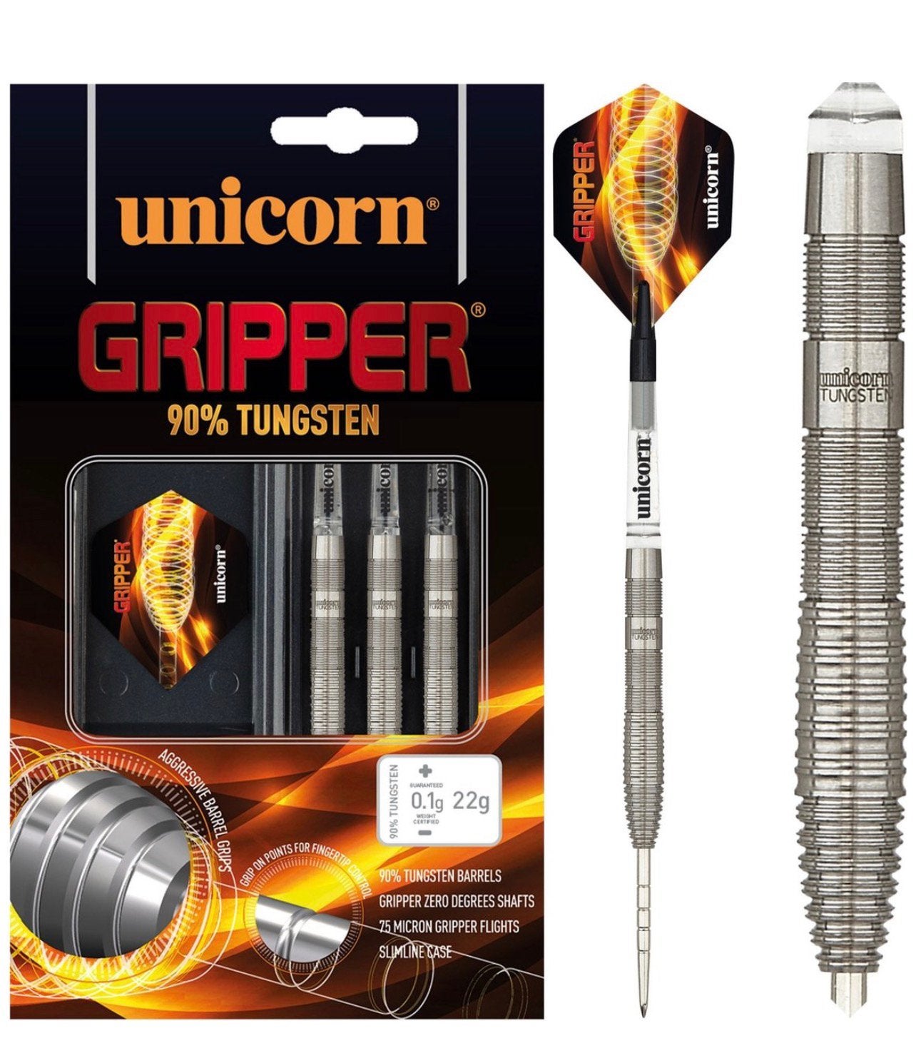 Unicorn Gripper 7 90% - Dartpijlen - 25 Gram, Ophalen of Verzenden, Nieuw, Pijlen