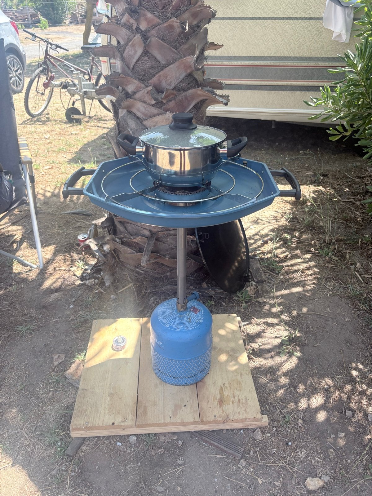 Skottelbraai van Campinggaz - Zo goed als nieuw, Ophalen, Zo goed als nieuw