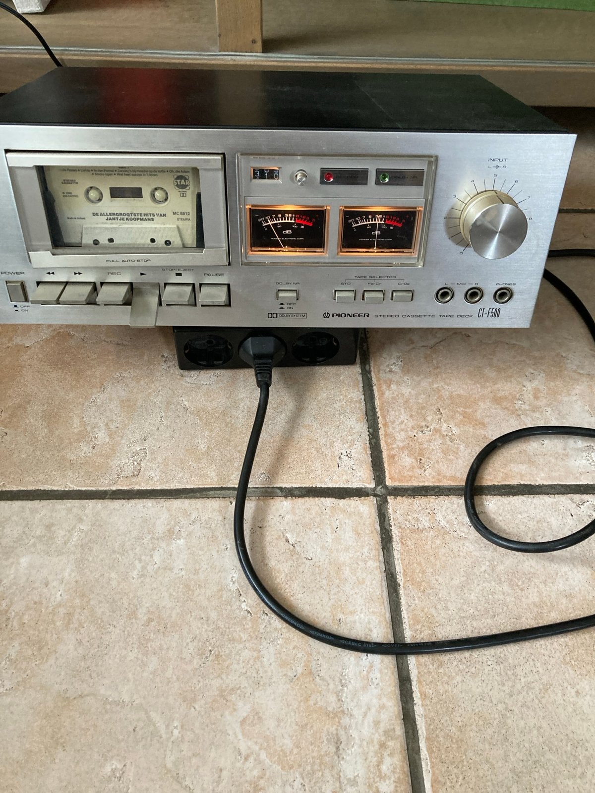 Pioneer CT-F580 Stereo Cassette Tape Deck, Ophalen of Verzenden, Enkel, Tape counter