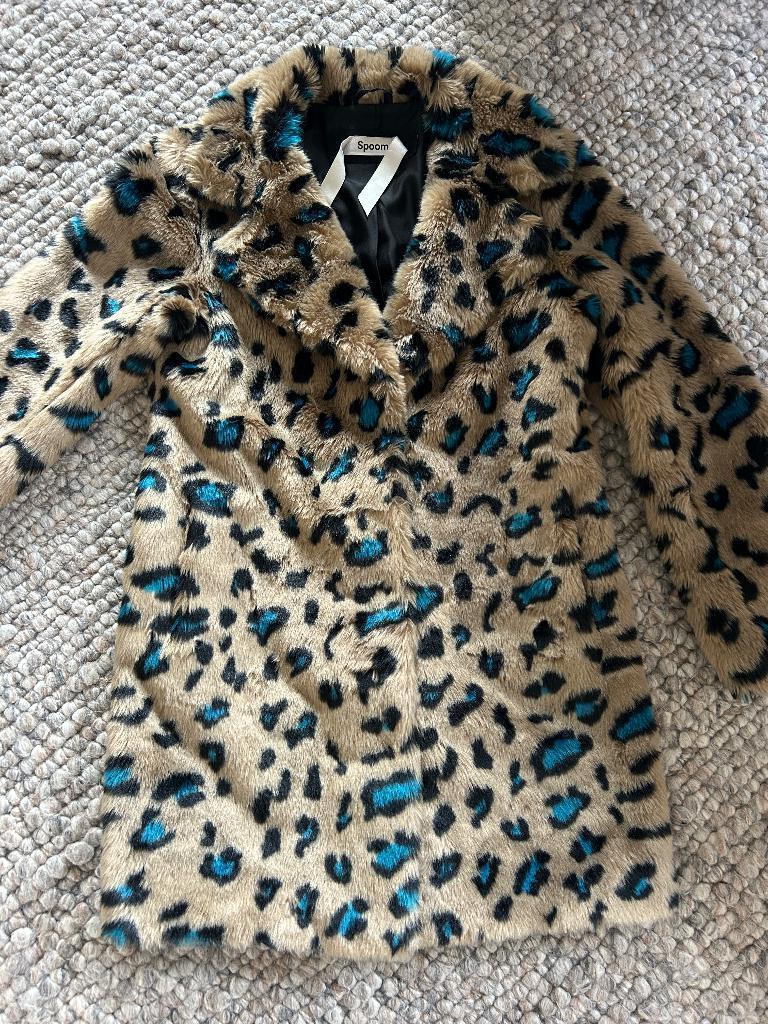 Statement bont jas maar 38 van SPOOM, Kleding | Dames, Jassen | Winter, Ophalen of Verzenden, Gedragen, Maat 38/40 (M), Overige kleuren