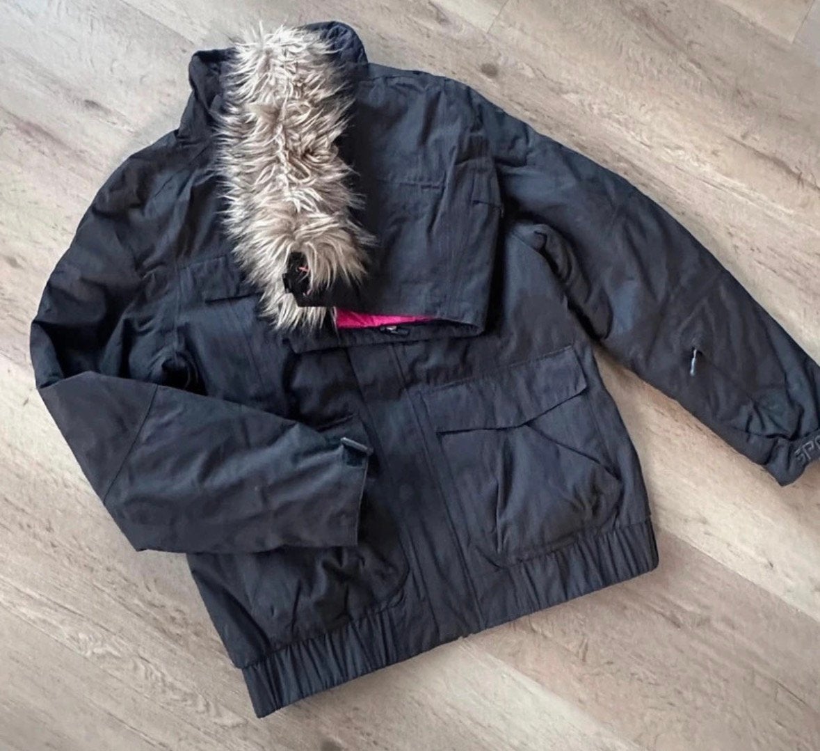 Winter / ski jack - maat xl / antreciet kleur, Ophalen of Verzenden, Gedragen, Maat 46/48 (XL) of groter, Grijs