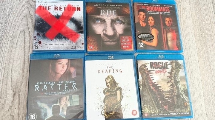 Horrorfilms op bluray 5 euro per stuk, Ophalen of Verzenden, Zo goed als nieuw, Horror