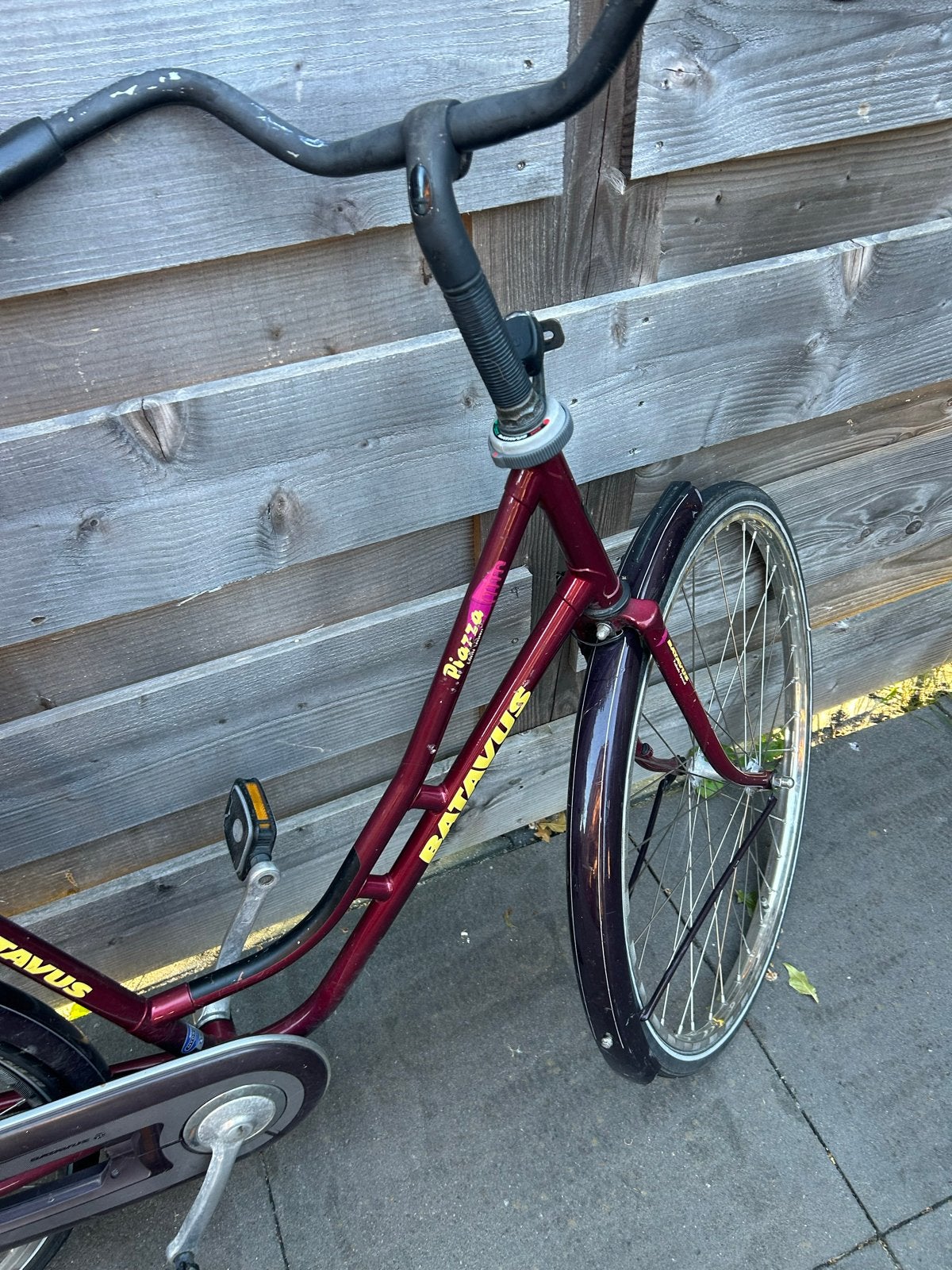 Betavis opknapfiets, Fietsen en Brommers, Fietsen | Dames | Damesfietsen, Terugtraprem, Gebruikt, Batavus, Ophalen of Verzenden