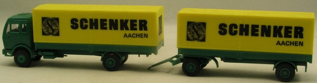 Roskopf MB Schenker huif wisselbak aanhanger, Hobby en Vrije tijd, Ophalen of Verzenden, Zo goed als nieuw, Bus of Vrachtwagen