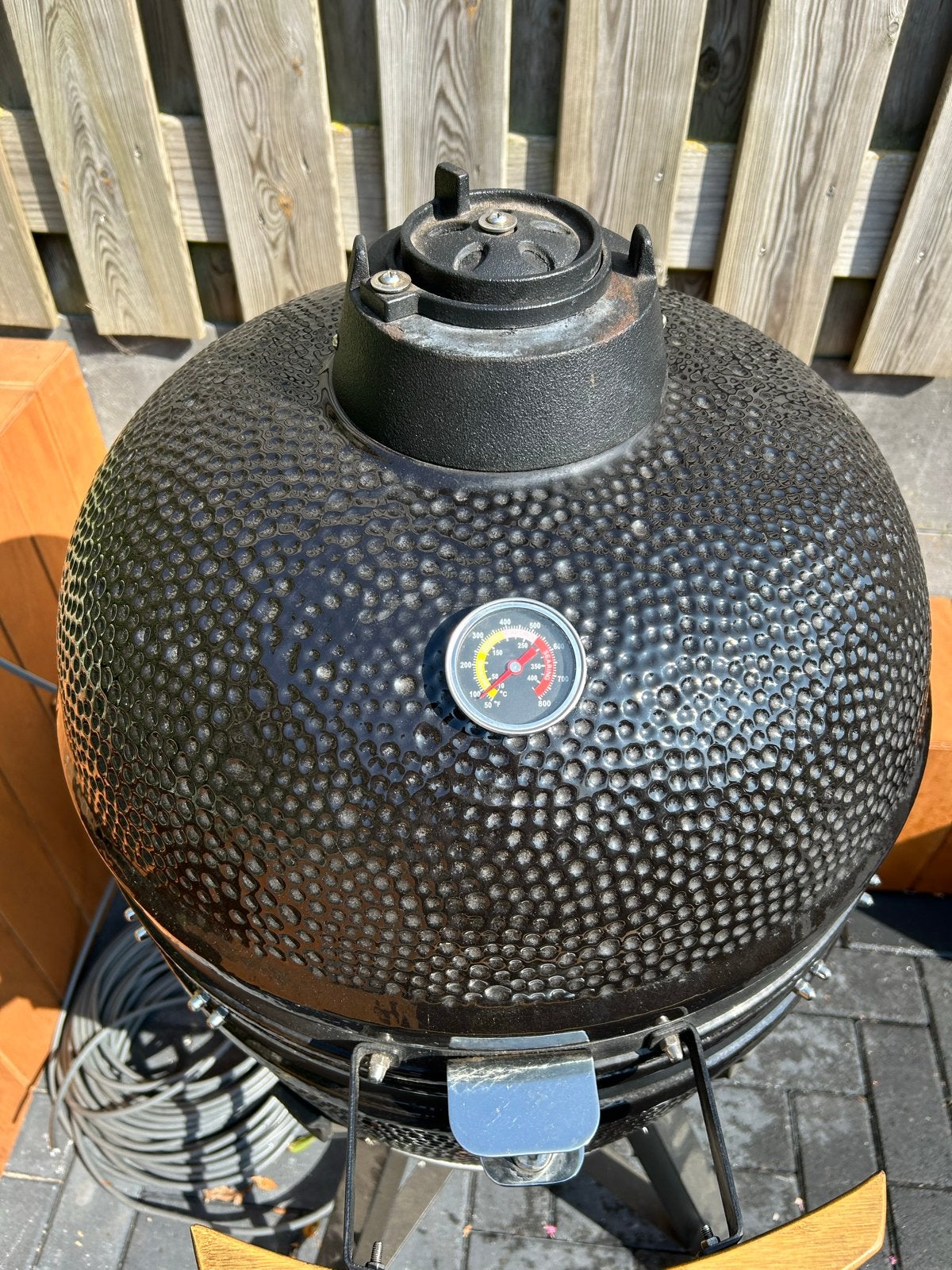 Kamado BBQ met accessoires, Tuin en Terras, Barbecue-accessoires, Gebruikt, Ophalen