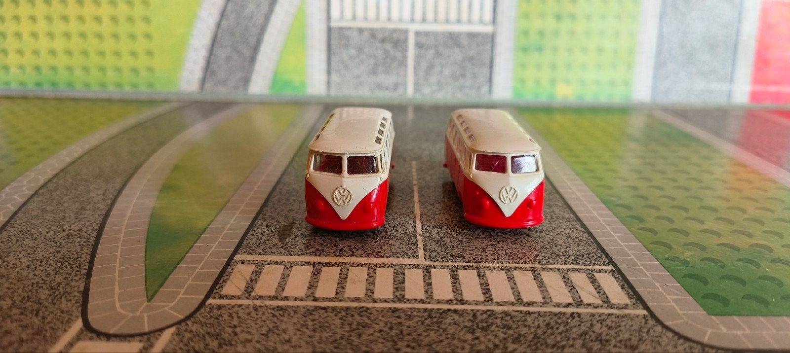 Oude Lego VW samba busjes., Verzenden, Gebruikt, Auto, Overige merken