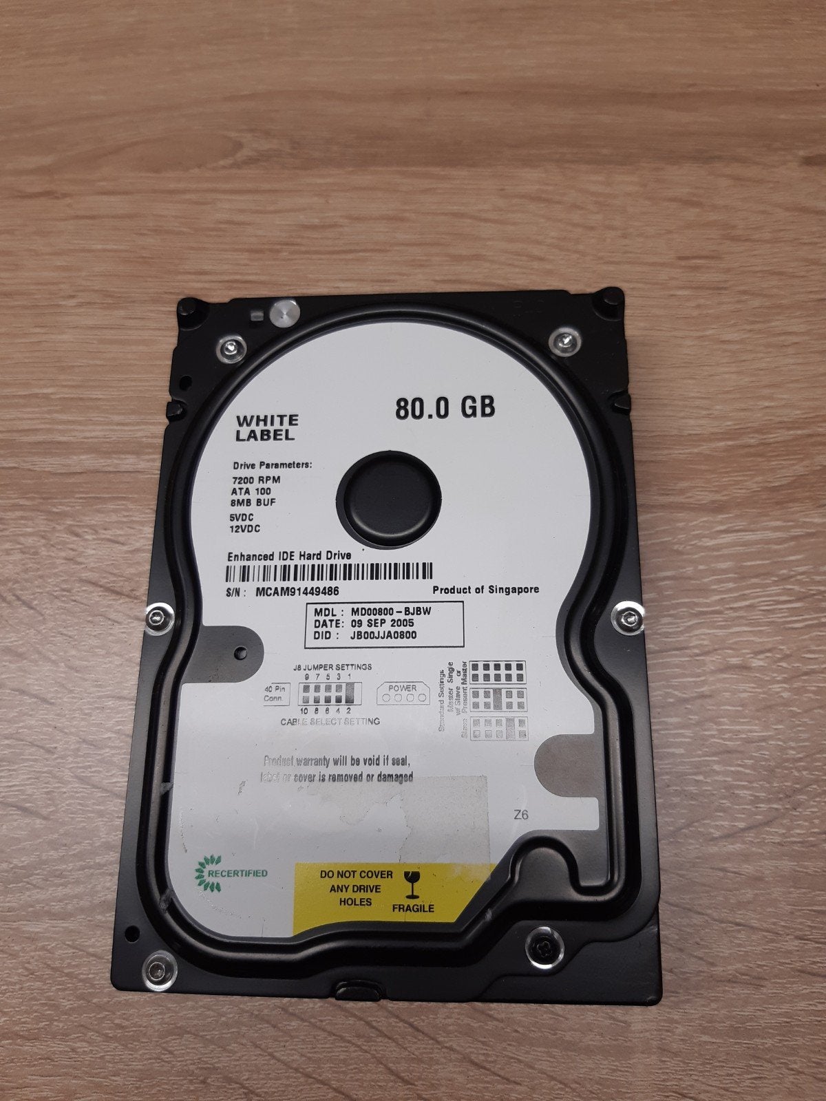 harde schijf 80 Gbit, Ophalen, Desktop, USB