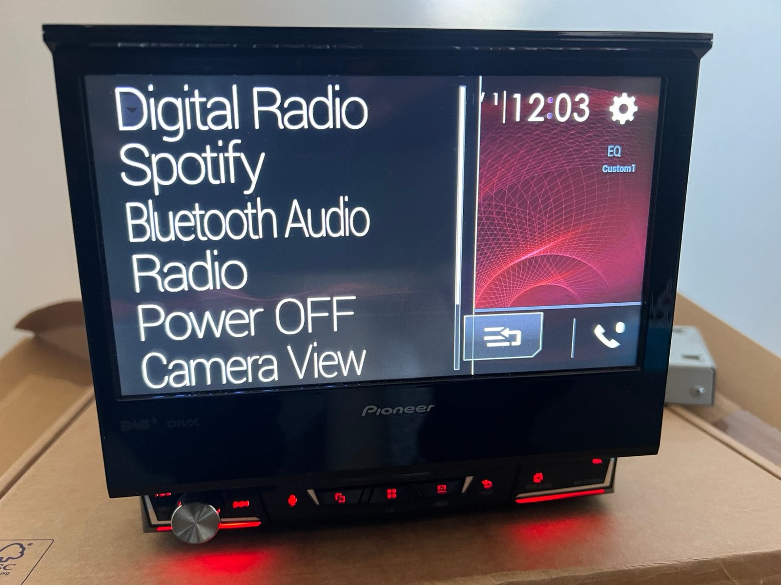 Pioneer AVH-Z7100DAB Apple CarPlay & Android Auto DAB+ AUX, Ophalen of Verzenden, Zo goed als nieuw