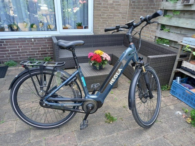 E Bike dames, Fietsen en Brommers, Fietsen | Dames | Damesfietsen, 47 tot 50 cm, Versnellingen, Zo goed als nieuw, Ophalen