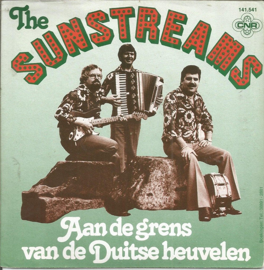 The Sunstreams ‎– Aan De Grens Van De Duitse Heuvelen (1979), Fotohoes, 7 inch, Ophalen of Verzenden, Zo goed als nieuw