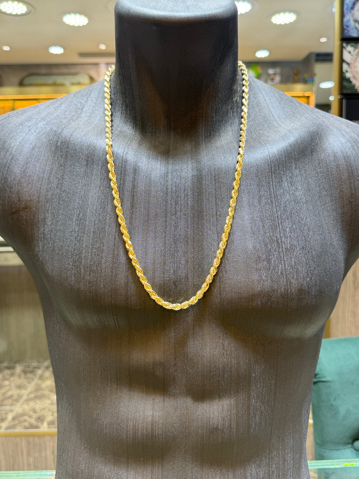 14KT Goud - 75 Gram - Ketting - ROPE - Herenketting, Sieraden, Tassen en Uiterlijk, Kettingen, Ophalen, Nieuw, Goud