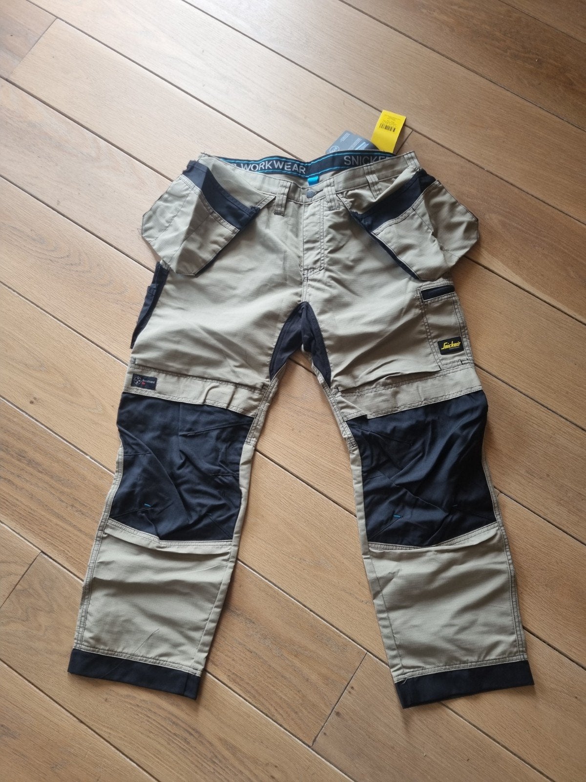 Snickers  Litework Werkbroek Khaki/Zwart Maat 108 Nieuw, Ophalen of Verzenden, Nieuw, Broek