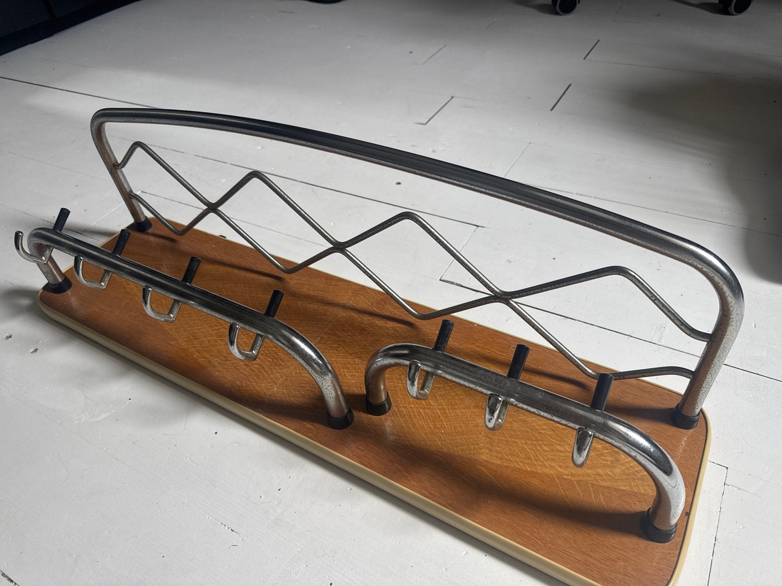 Vintage wandkapstok, Gebruikt, Minder dan 100 cm, Hout, Ophalen