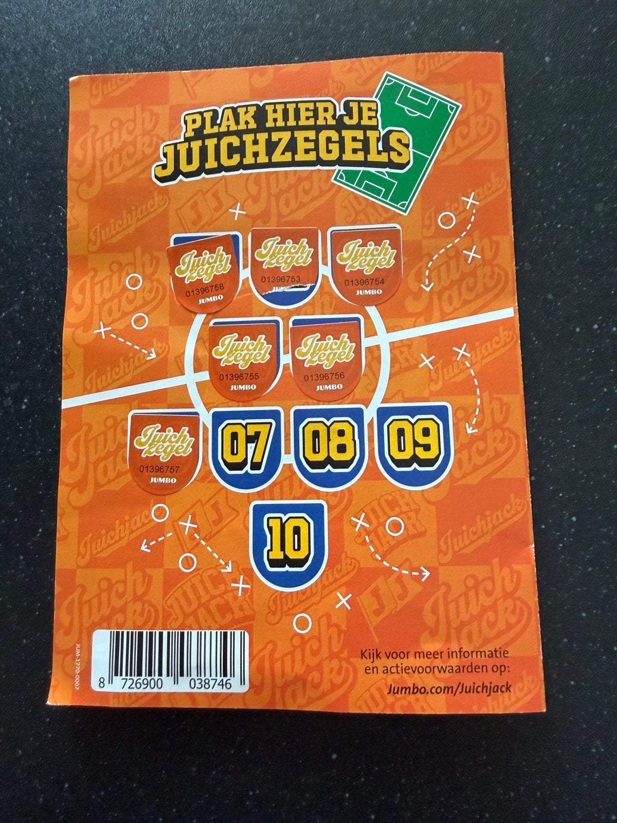 4 Jumbo Juichzegels - Gratis Ophalen, Ophalen, Nieuw