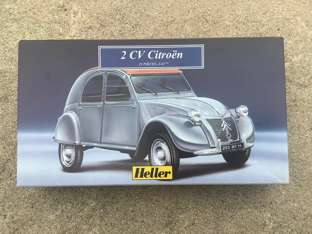 2 CV Citroën van Heller, Auto, Groter dan 1:32, Ophalen of Verzenden, Zo goed als nieuw
