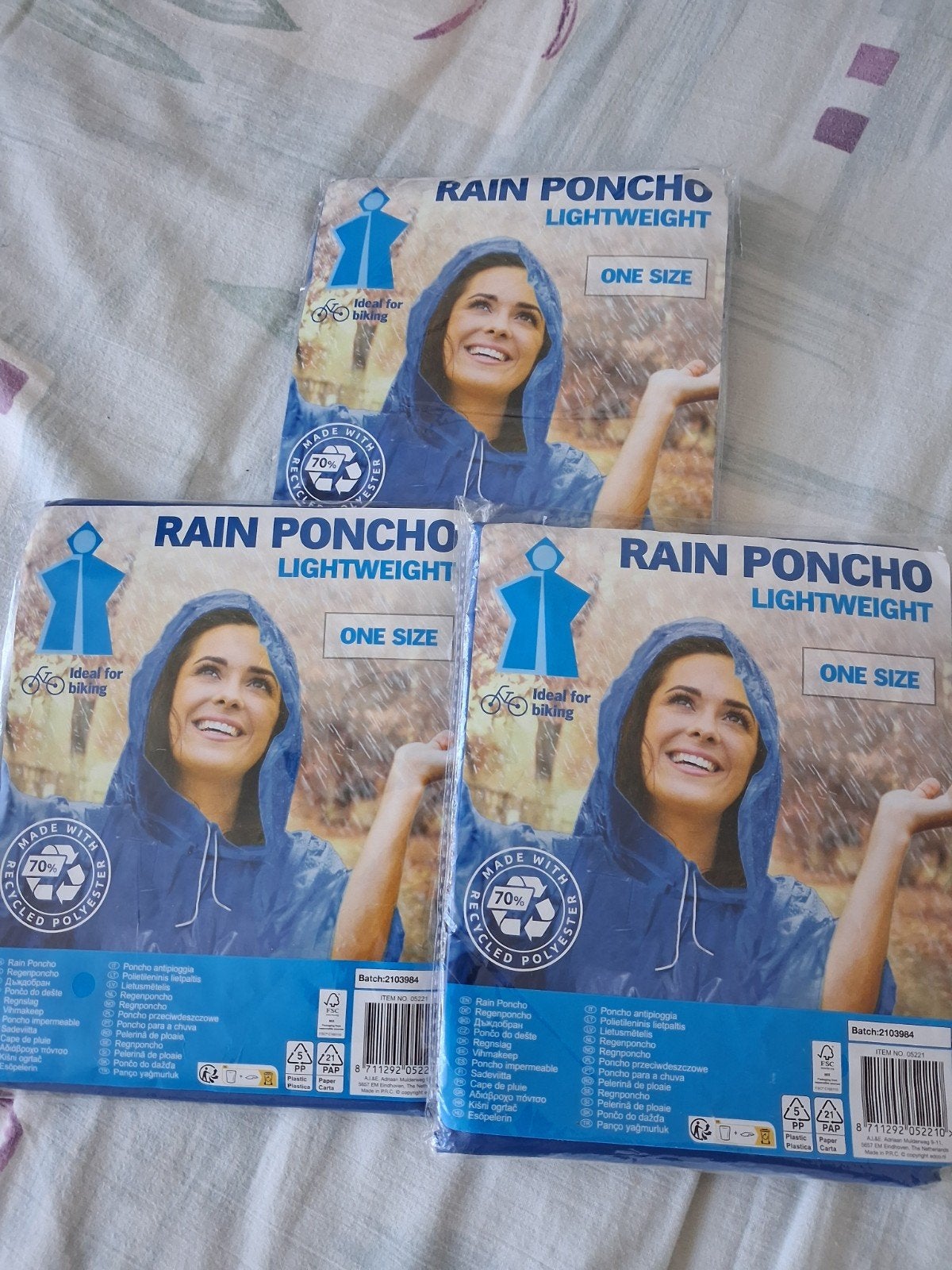 poncho  2 stuks, Ophalen, Nieuw