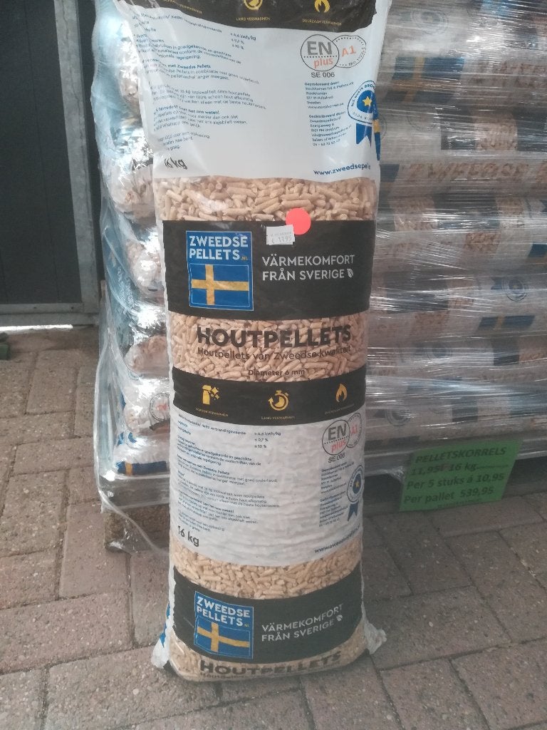 zweedse pellet korrels, Ophalen, Nieuw, Hout, Pelletkachel