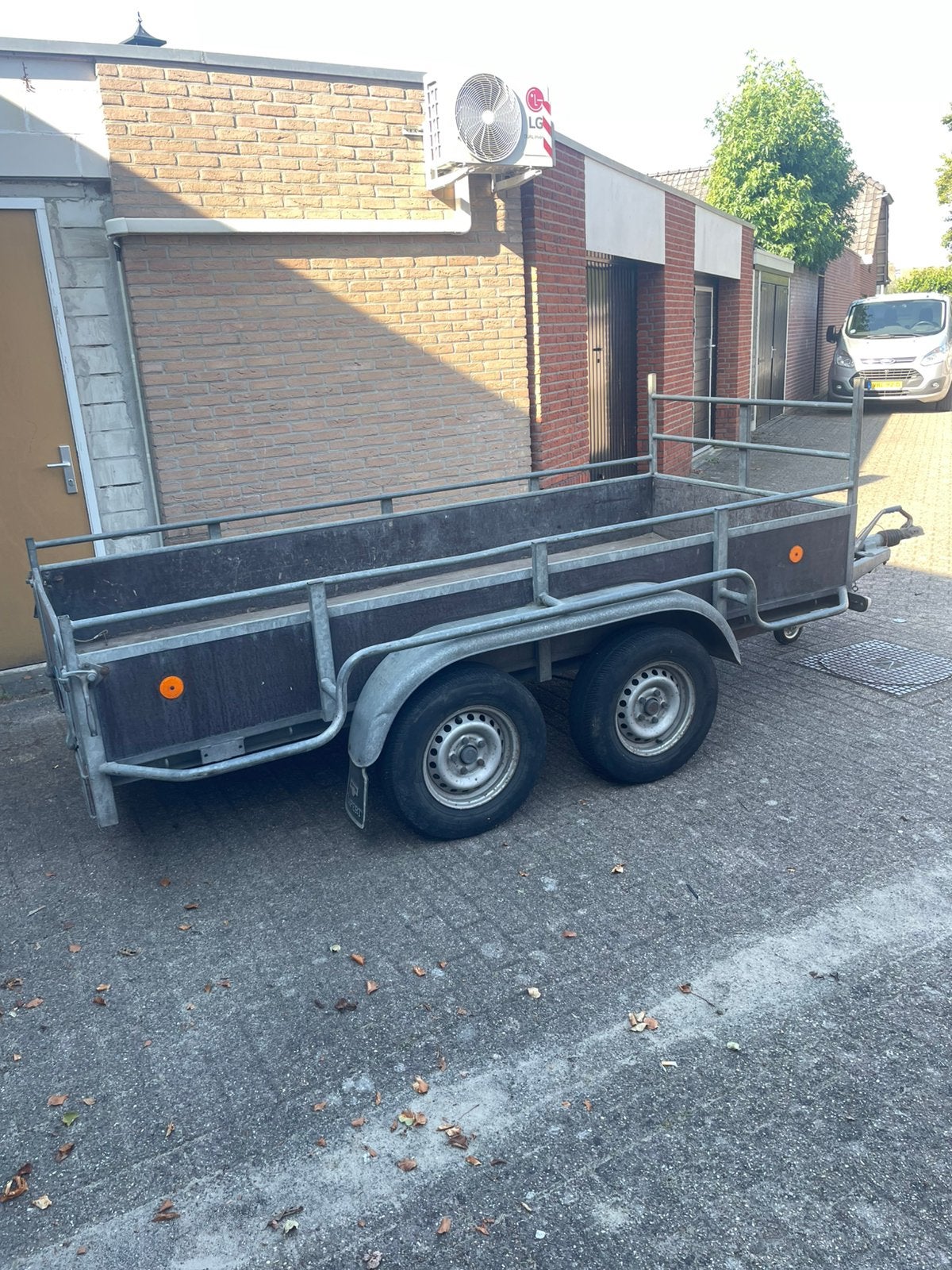 Hapert tandemasser bakwagen 2000kg aanhanger, Auto diversen, Aanhangers en Bagagewagens, Ophalen, Gebruikt