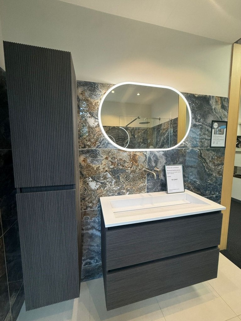 Showmodel Newwave infinity 3D Badkamermeubel 100 cm, Huis en Inrichting, Ophalen, Overige typen, Nieuw, 50 tot 100 cm